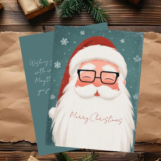 Festive and elegant Christmas Greeting Card カード