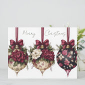 Festive and elegant Christmas Greeting Card カード (スタンド正面)