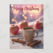 Festive and elegant Christmas Greeting Postcard ポストカード (正面)