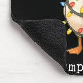 Festive And Mpy Goose Santa Hat Xmas Light Matchin マウスパッド (コーナー)