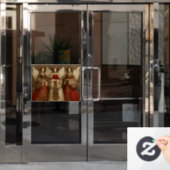 Festive Angels ウィンドウサイン (オフィスドア)