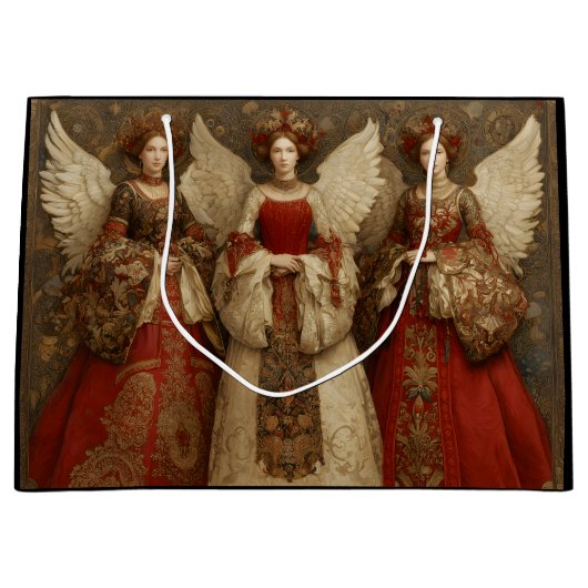 Festive Angels ラージペーパーバッグ (正面)