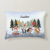 Festive animals アクセントクッション (正面)