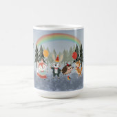 Festive animals コーヒーマグカップ (中央)