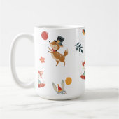 Festive animals コーヒーマグカップ (左)