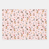 Festive animals ラッピングペーパーシート (正面2)