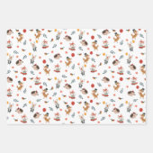 Festive animals ラッピングペーパーシート (正面)