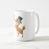 Festive animals - Fawn コーヒーマグカップ (正面右)