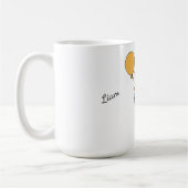 Festive animals - Fawn コーヒーマグカップ (左)