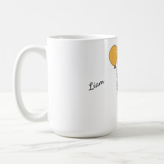 Festive animals - Fawn コーヒーマグカップ (左)