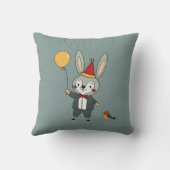 Festive animals - Rabbit クッション (裏面)