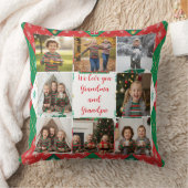 Festive Argyle Love Personalized Christmas クッション (ブランケット)