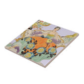 Festive Art Deco Lady タイル (側面)