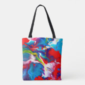 Festive Art Design on Tote トートバッグ (裏面)