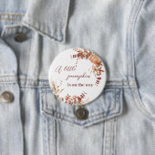 Festive Autumn Terracotta Baby Fox Pumpkin 缶バッジ (インサイチュ)