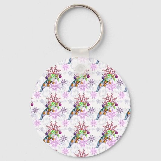 Festive Axlotl キーホルダー (裏面)