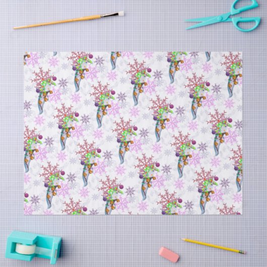 Festive Axlotl 薄葉紙 (クラフト)