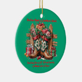 Festive Boots セラミックオーナメント (右)