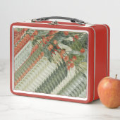 Festive Botanical Christmas Lunch Box メタルランチボックス (インサイチュ)