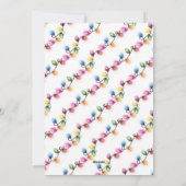 Festive Bright Colorful Christmas Lights Photo シーズンカード (裏面)