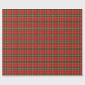 Festive Bright Tartan ラッピングペーパー (フラット)