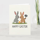 Festive Bunny Celebration Card カード (正面)