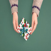 Festive Candy Cane & Holly Christmas Wrapping Pape ラッピングペーパー