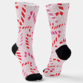 Festive Candy Cane Socks ソックス (傾斜あり)