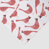 Festive Cardinal Bird Watercolor 薄葉紙 (詳細)