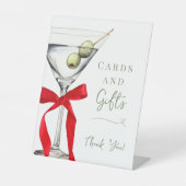 Festive Cards & Gifts Dirty Martini Bridal Shower 台座サイン (正面)