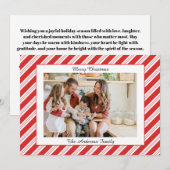 Festive Casual Merry Christmas Photo Card シーズンカード (正面/裏面)