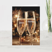 Festive Champagne Celebration Moment カード (正面)