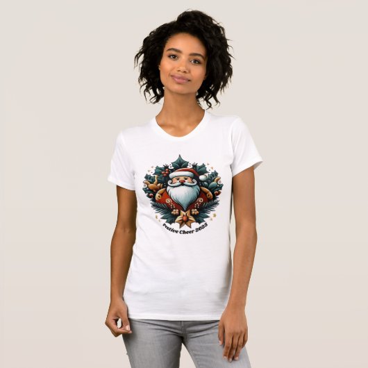Festive Cheer 2025 PNG T-Shirt Tシャツ (正面フル)