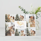 Festive Cheers | Elegant Happy New Year 6 Photo シーズンカード (スタンド正面)