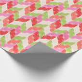 Festive Chevron christmas ラッピングペーパー (角)