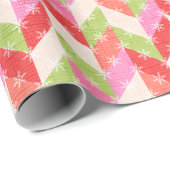 Festive Chevron christmas ラッピングペーパー (ロールコーナー)