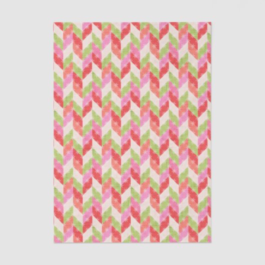 Festive Chevron christmas 薄葉紙 (正面)