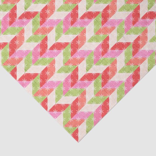Festive Chevron christmas 薄葉紙 (詳細)