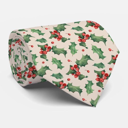 Festive Christmas ネクタイ (ロール)