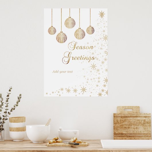 Festive Christmas  ポスター (キッチン)