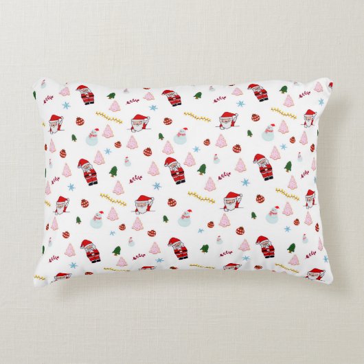 Festive Christmas Accent Pillow アクセントクッション (正面)