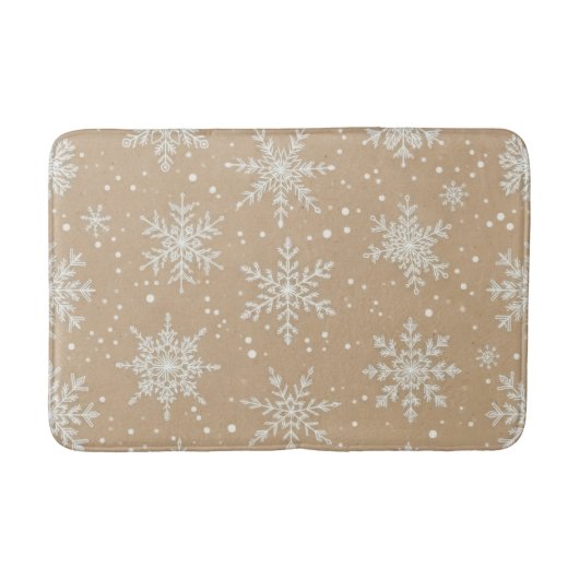 Festive Christmas Bath Mat – Holiday BathroomDecor バスマット (正面)