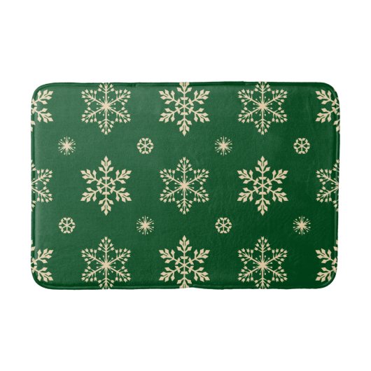 Festive Christmas Bath Mat – Holiday BathroomDecor バスマット (正面)