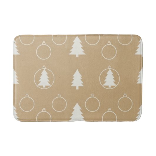 Festive Christmas Bath Mat – Holiday BathroomDecor バスマット (正面)