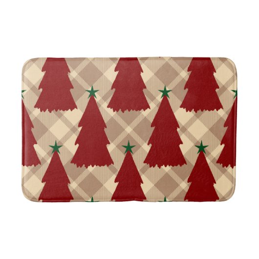 Festive Christmas Bath Mat – Holiday BathroomDecor バスマット (正面)