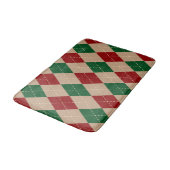 Festive Christmas Bath Mat – Holiday BathroomDecor バスマット (アングル)