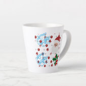 Festive Christmas coffee mug with holiday vibes  カフェラテマグ (右アングル)