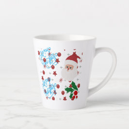 Festive Christmas coffee mug with holiday vibes  カフェラテマグ