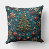 Festive Christmas Decor クッション (裏面)