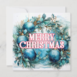 Festive Christmas Decoration Collage シーズンカード